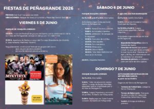 PROGRAMA FIESTAS PEÑAGRANDE 2026